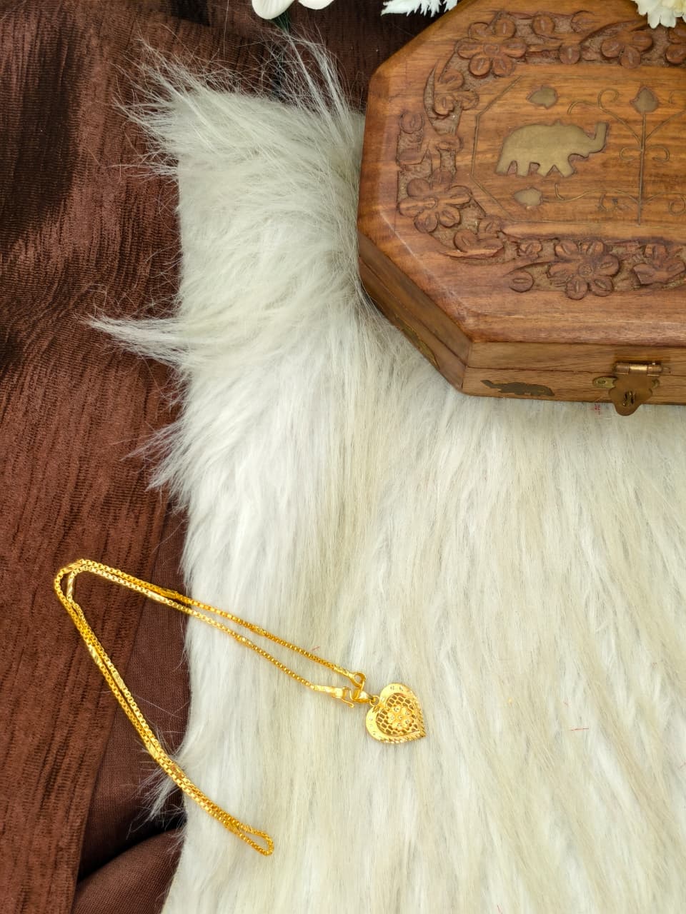 ✨ Elegant 1 Gram Gold-Plated Women’s Chain | 18 Inch Lightweight Necklace Model-21 ✨