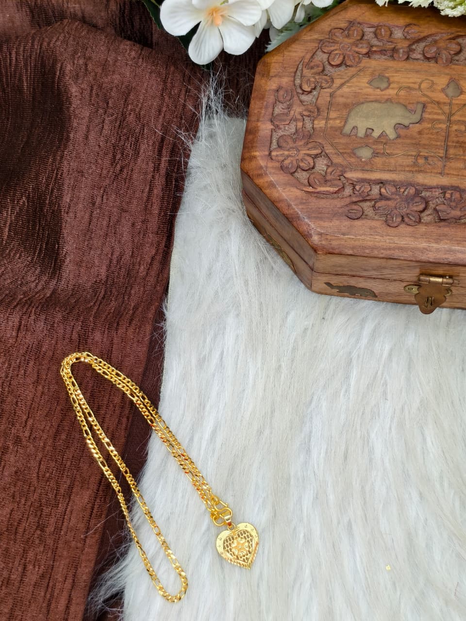 ✨ Elegant 1 Gram Gold-Plated Women’s Chain | 18 Inch Lightweight Necklace ✨