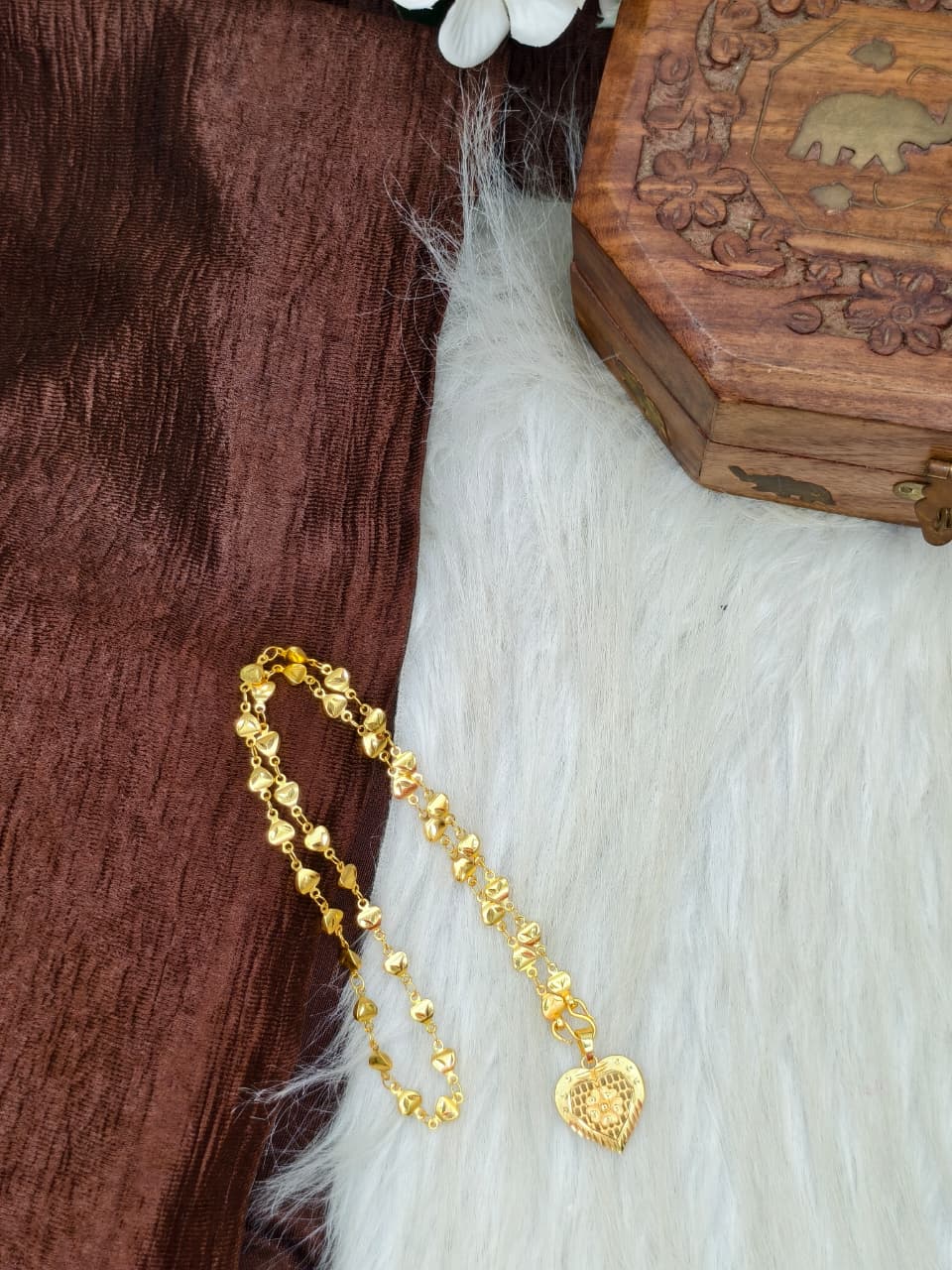 ✨ Elegant 1 Gram Gold-Plated Women’s Chain | 18 Inch Lightweight Necklace ✨