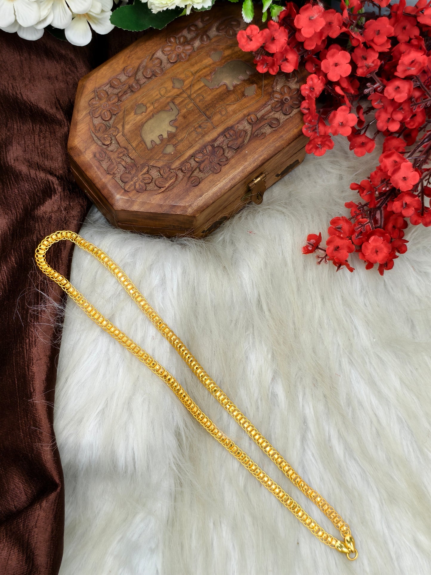 Forming matte finished (1Gram gold plated) Ring Trending Model