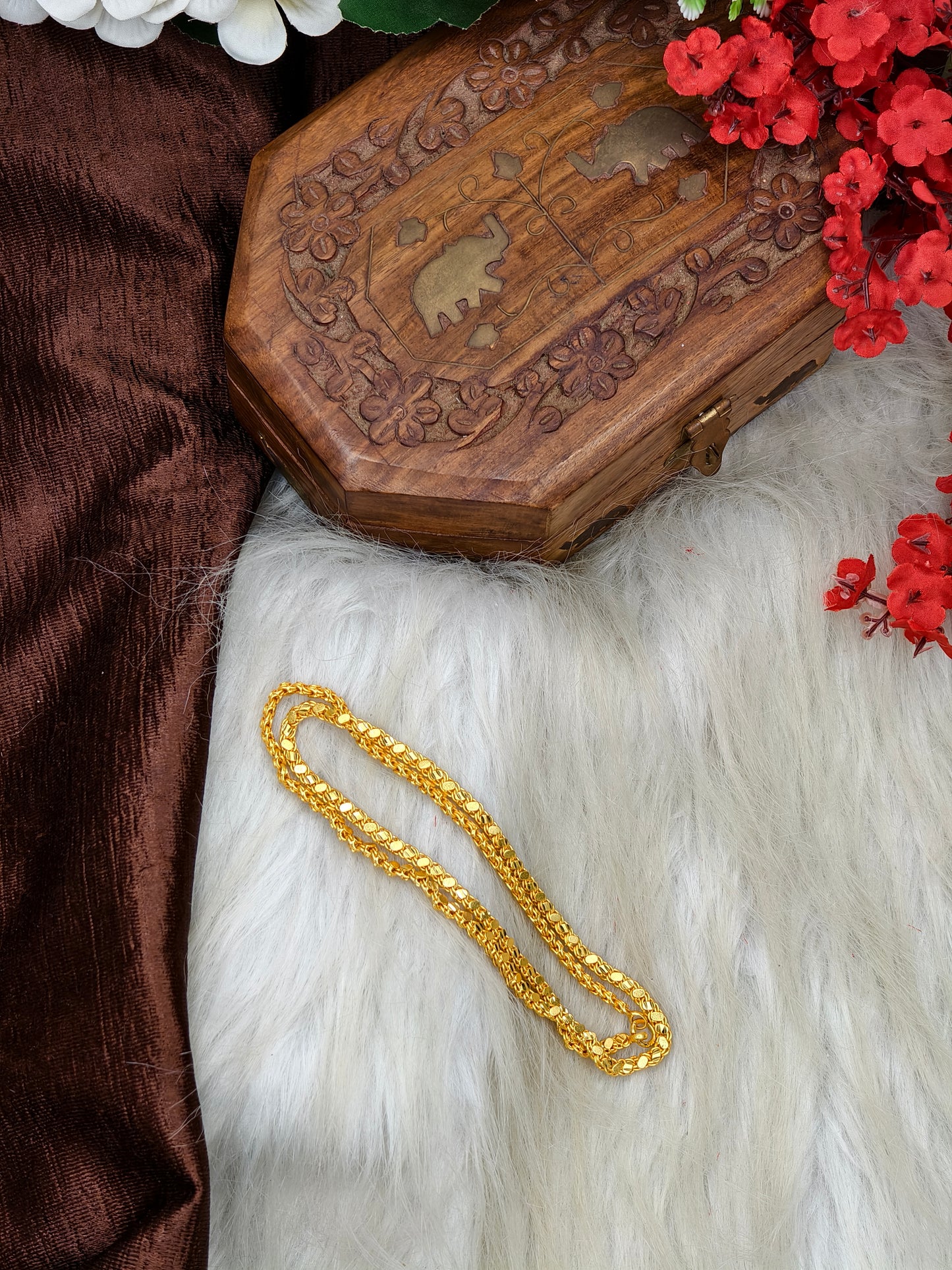 Forming matte finished (1Gram gold plated) Oval Model