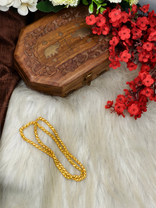 Forming matte finished (1Gram gold plated) Model Chain