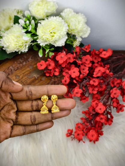 Instagram Trending (1Gram gold Plated) Jhumki