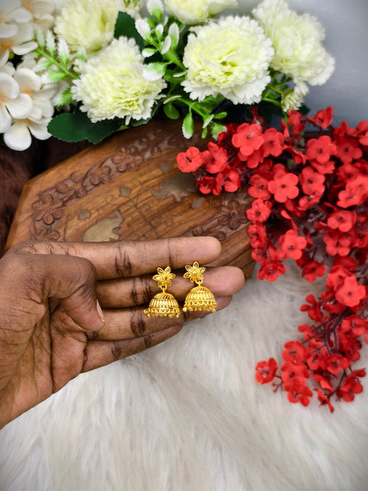 Instagram Trending (1Gram gold Plated) Jhumki Model-10