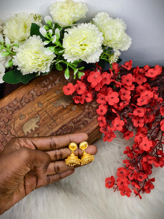 Instagram Trending (1Gram gold Plated) Jhumki Model-11