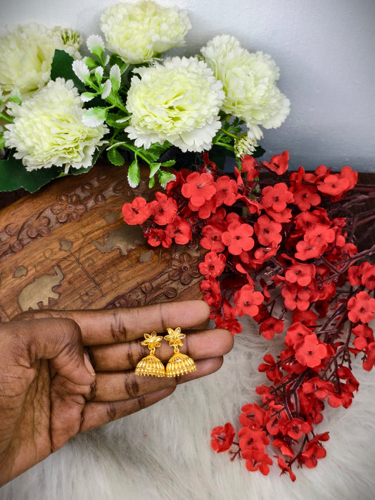 Instagram Trending (1Gram gold Plated) Jhumki Model-12