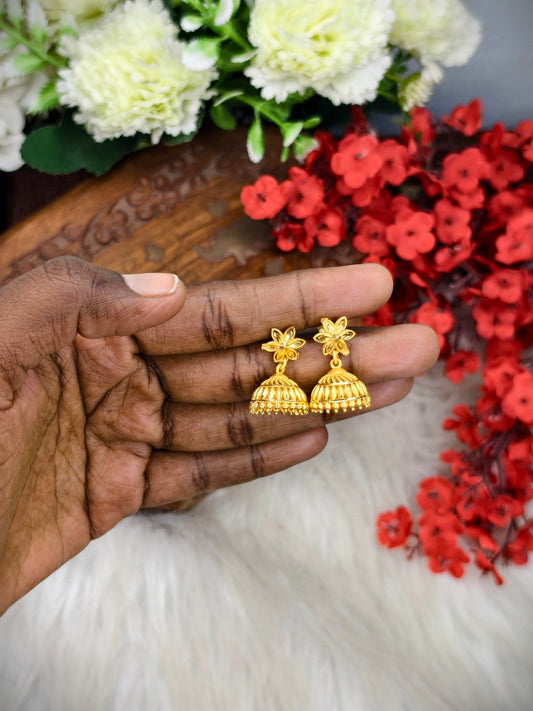 Instagram Trending (1Gram gold Plated) Jhumki Model-12