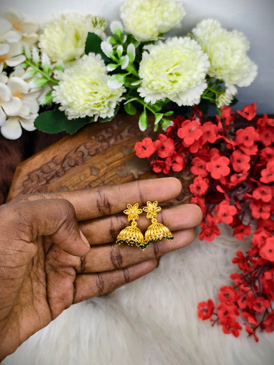 Instagram Trending (1Gram gold Plated) Jhumki Model-14
