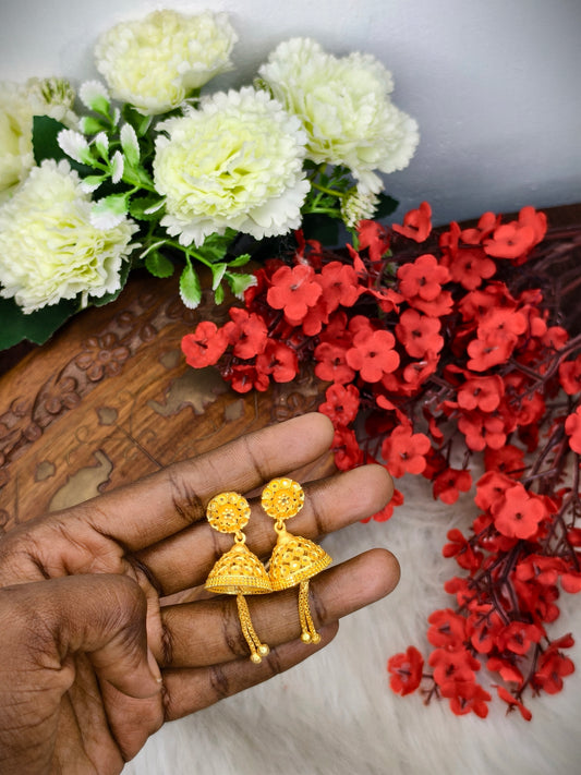 Instagram Trending (1Gram gold Plated) Jhumki Model-13