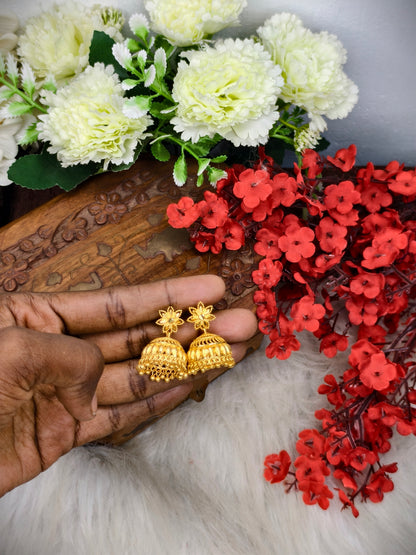 Instagram Trending (1Gram gold Plated) Jhumki Model-15