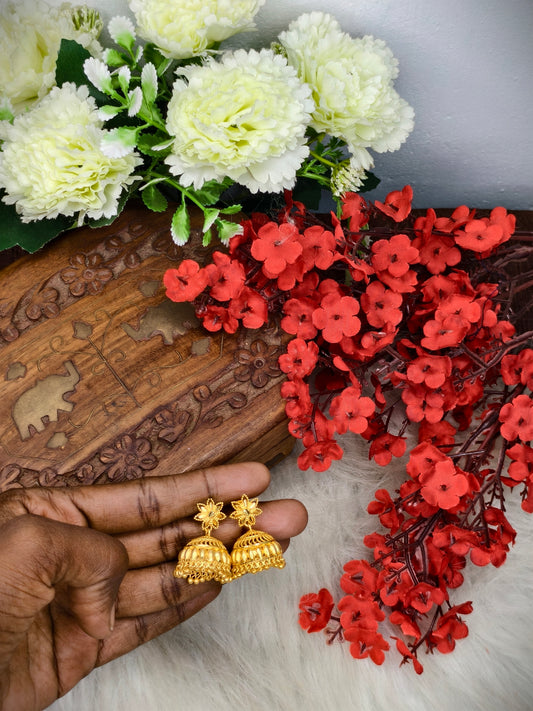 Instagram Trending (1Gram gold Plated) Jhumki Model-15