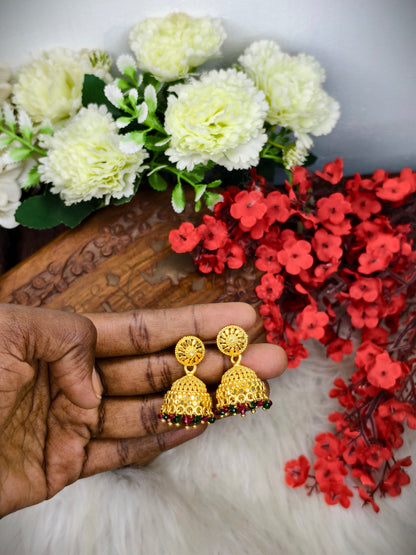 Instagram Trending (1Gram gold Plated) Jhumki Model-18