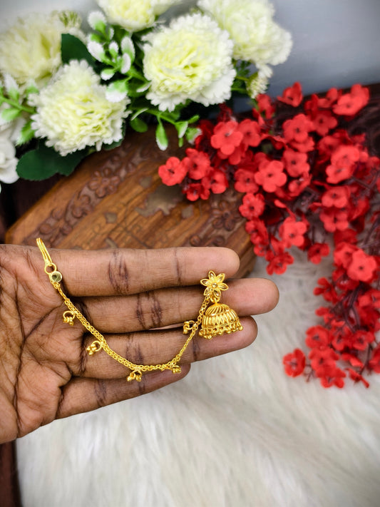 Instagram Trending (1Gram gold Plated) Jhumki Model-10