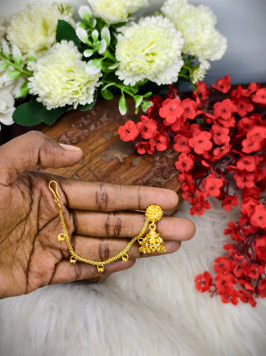 Instagram Trending (1Gram gold Plated) Jhumki Model-19