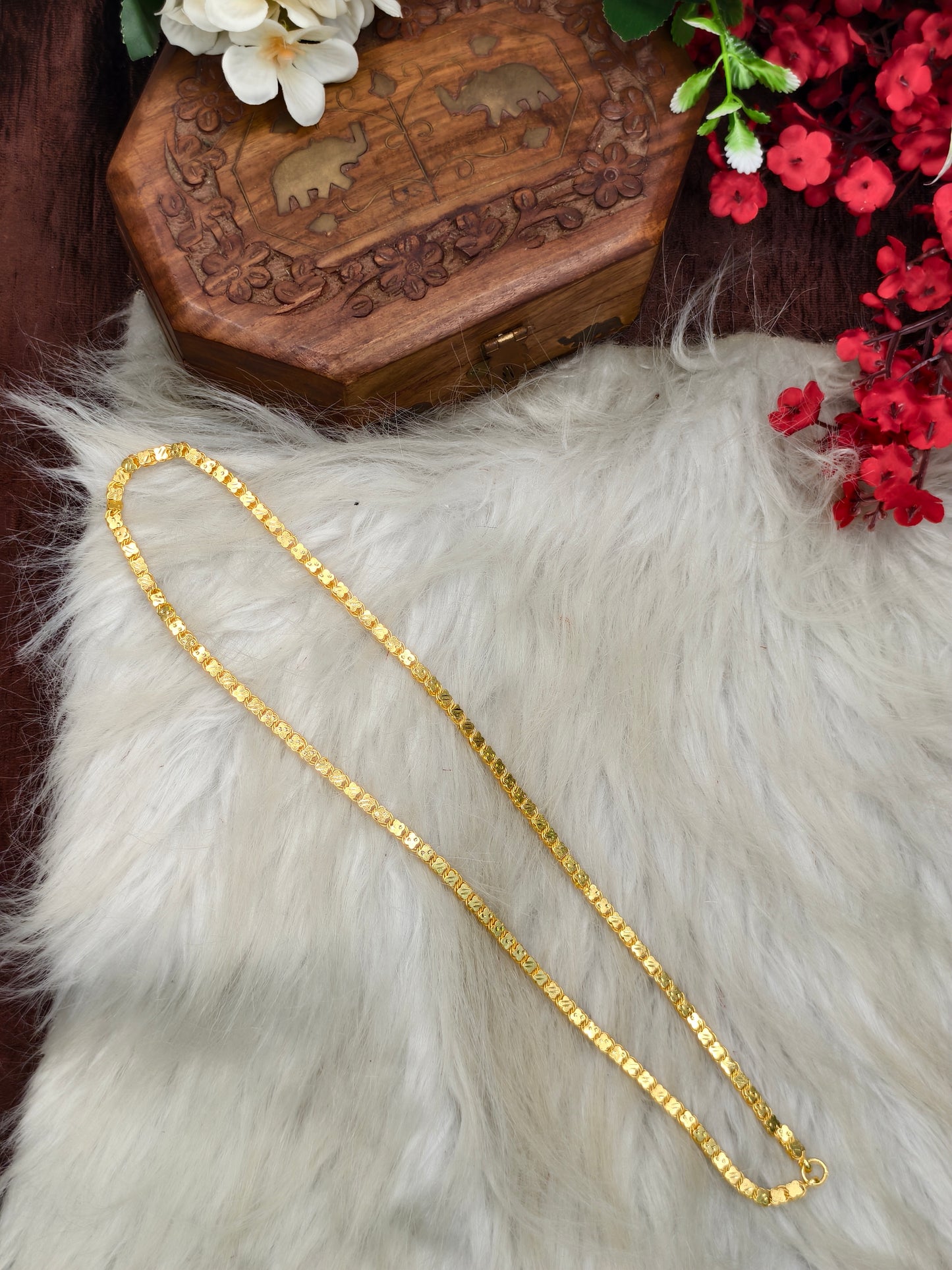 Forming matte finished (1Gram gold plated) Model Chain