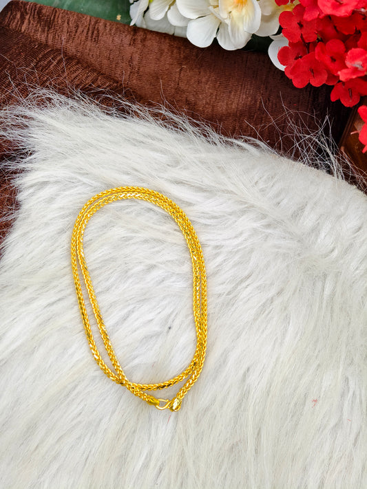Men’s Exclusive Matte Gold Chain – Trendy & Powerful Style