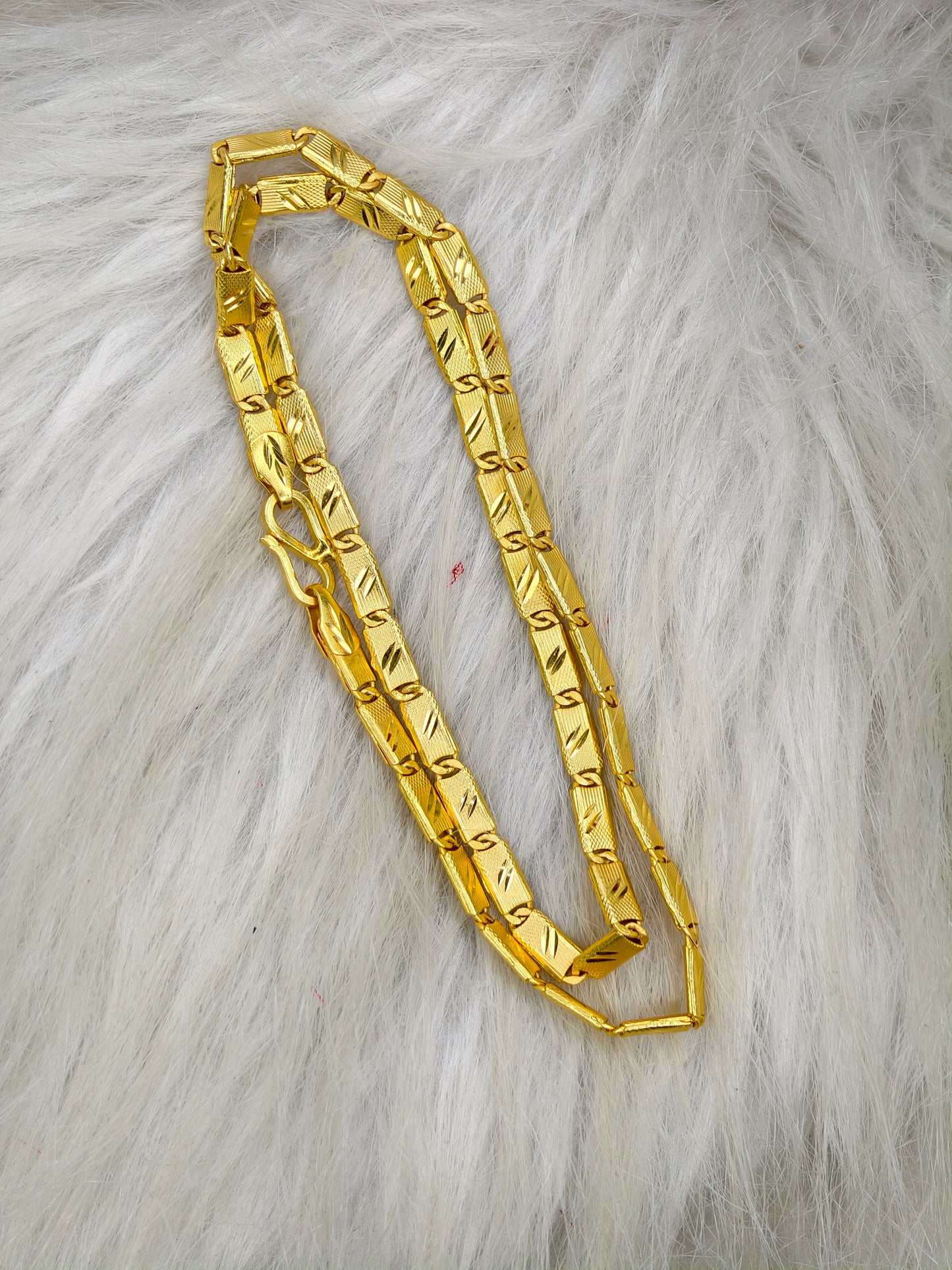 Men’s Elite Gold-Plated Chain – Modern Heavy-Style Design