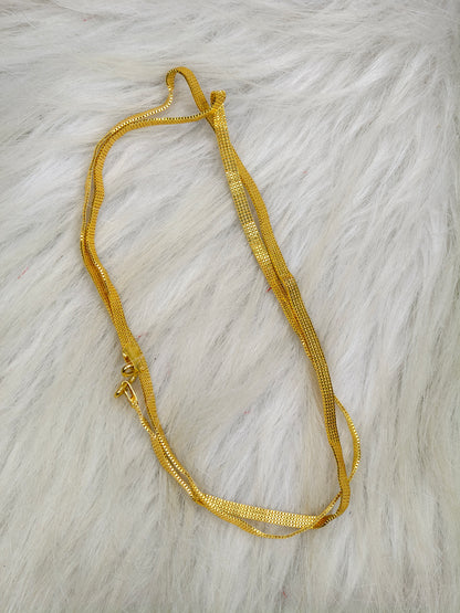 (1Gram gold plated) Patta chain Model