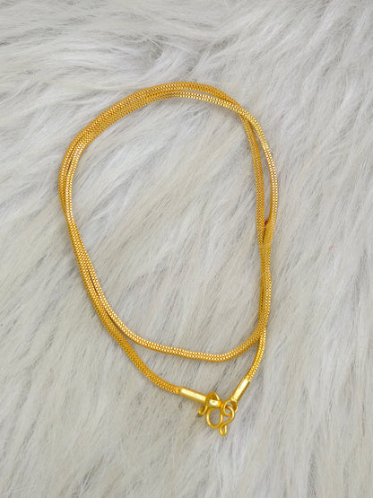 Instagram Trending (1Gram gold Plated) Short Chain matte finished