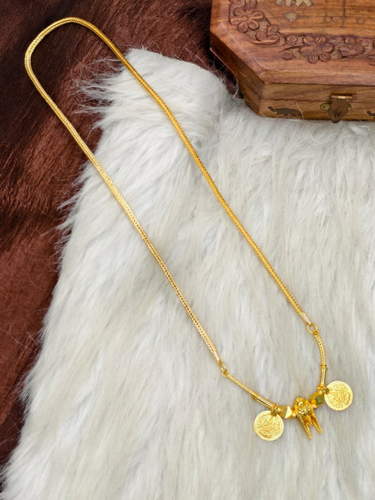 South Indian Traditional Impone Thali Mangalsutra – Gold Plated Sacred Wedding Chain