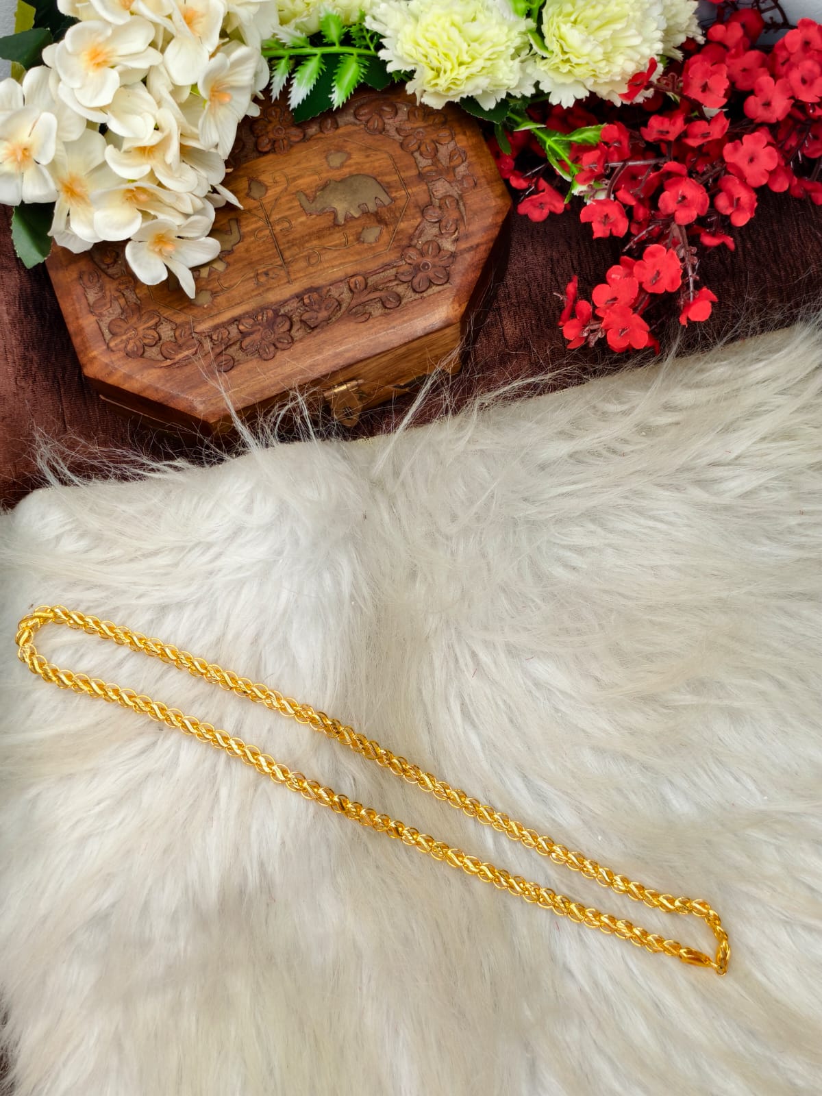 (1Gram gold plated) Lotus Model