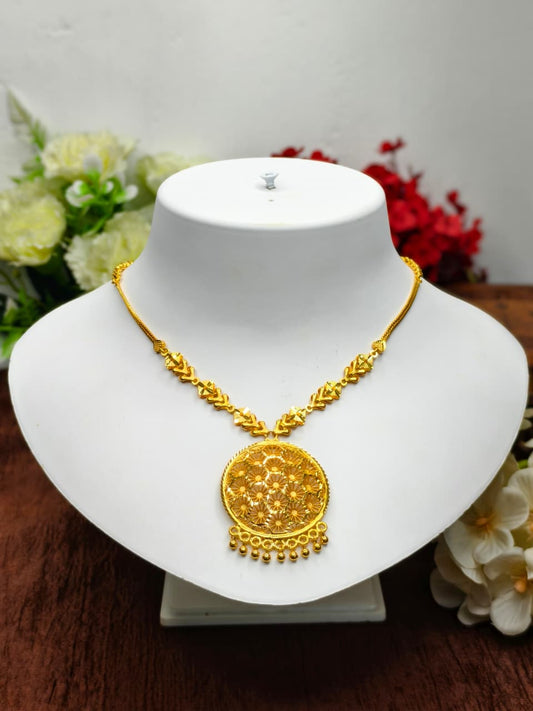 Trending Mini Gold Necklace Set  – Premium Gold Look Finish