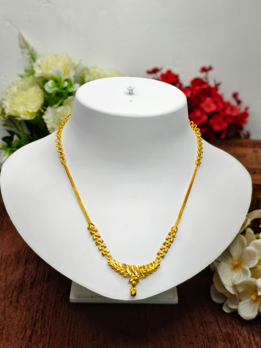 Trending Mini Gold Necklace Set – Premium Gold Look Finish