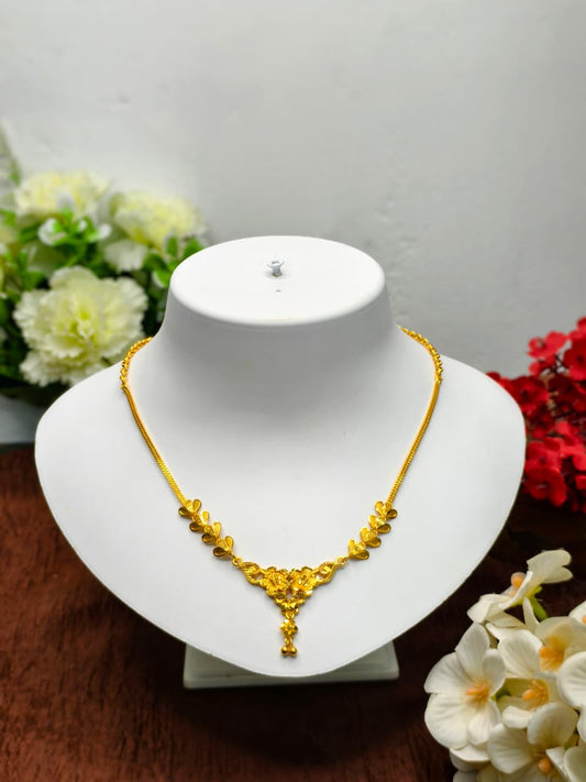 Trending Mini Gold Necklace Set – Premium Gold Look Finish