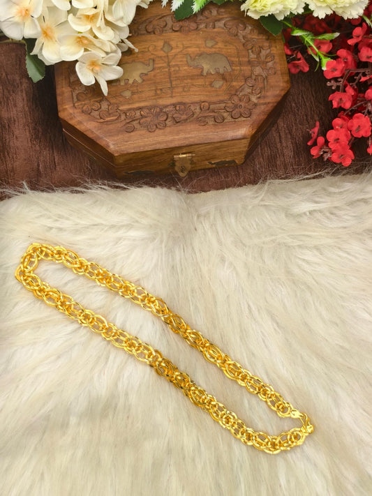 Exclusive Men's Gold-Plated Chain – Premium Bold Design