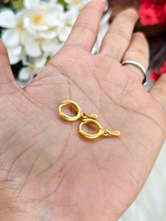 Women Plain Valaiyam – 1 Gram Gold Matte Finish