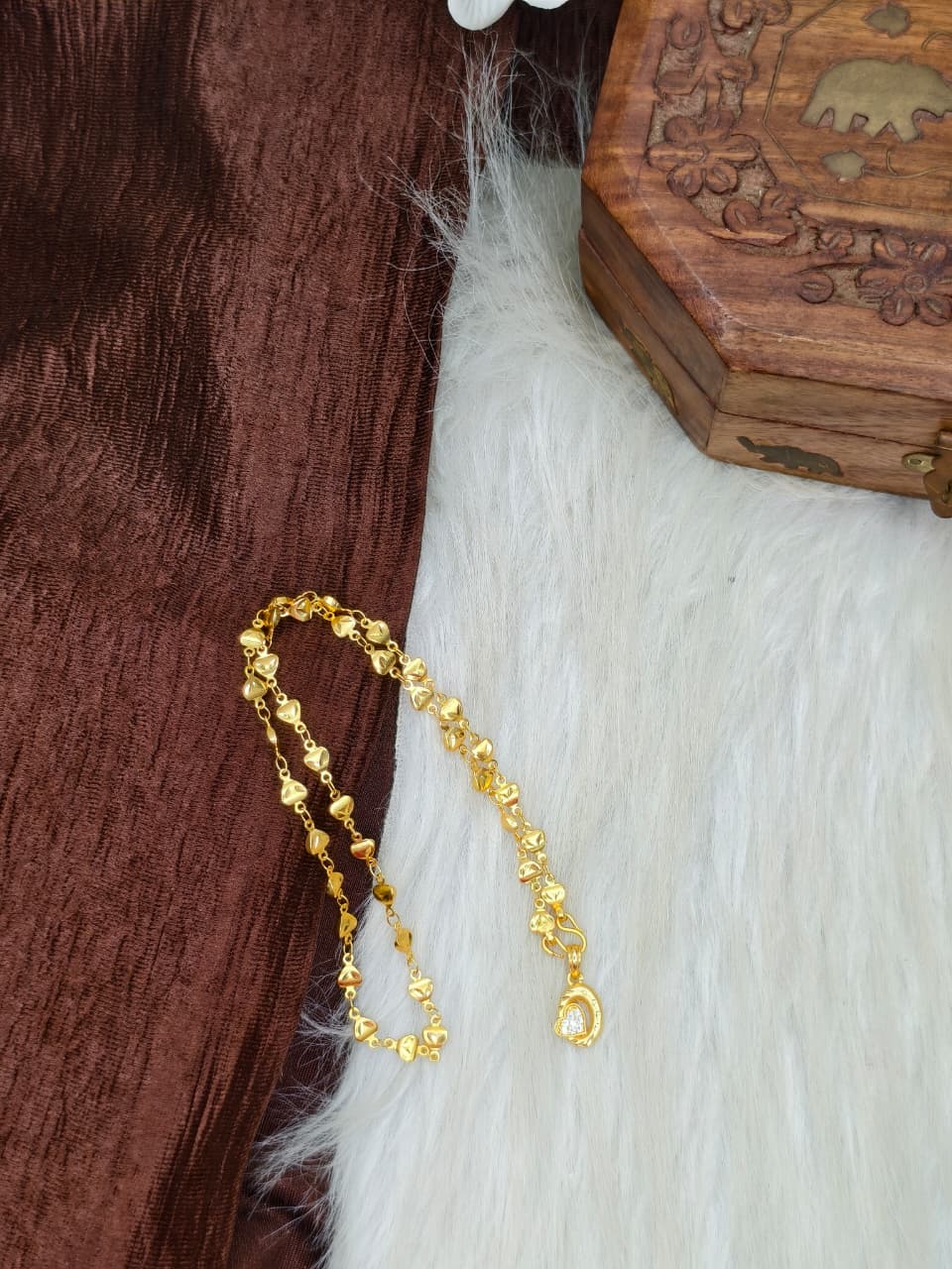 ✨ Elegant 1 Gram Gold-Plated Women’s Chain | 18 Inch Lightweight Necklace ✨