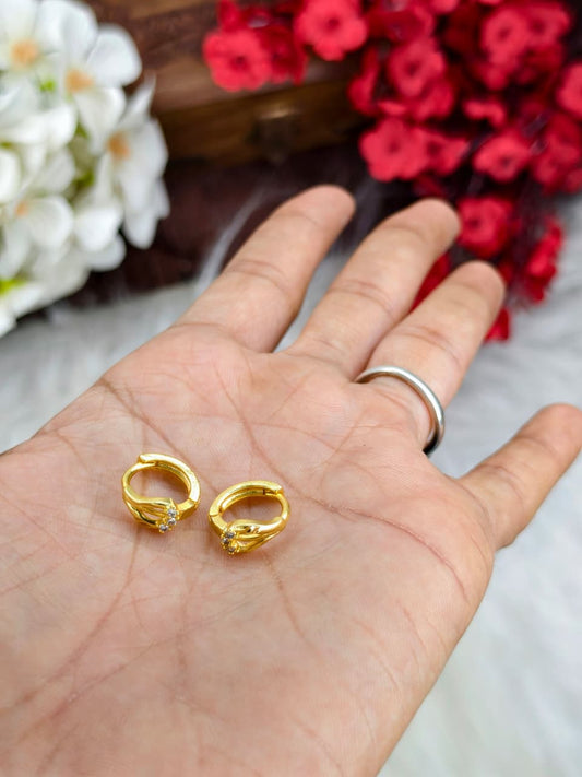 Women Stone Side Valaiyam – 1 Gram Gold Matte Finish