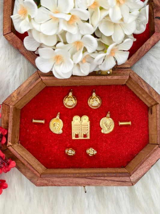 South Indian Traditional Impone Thali Mangalsutra – Gold Plated Sacred Wedding Chain