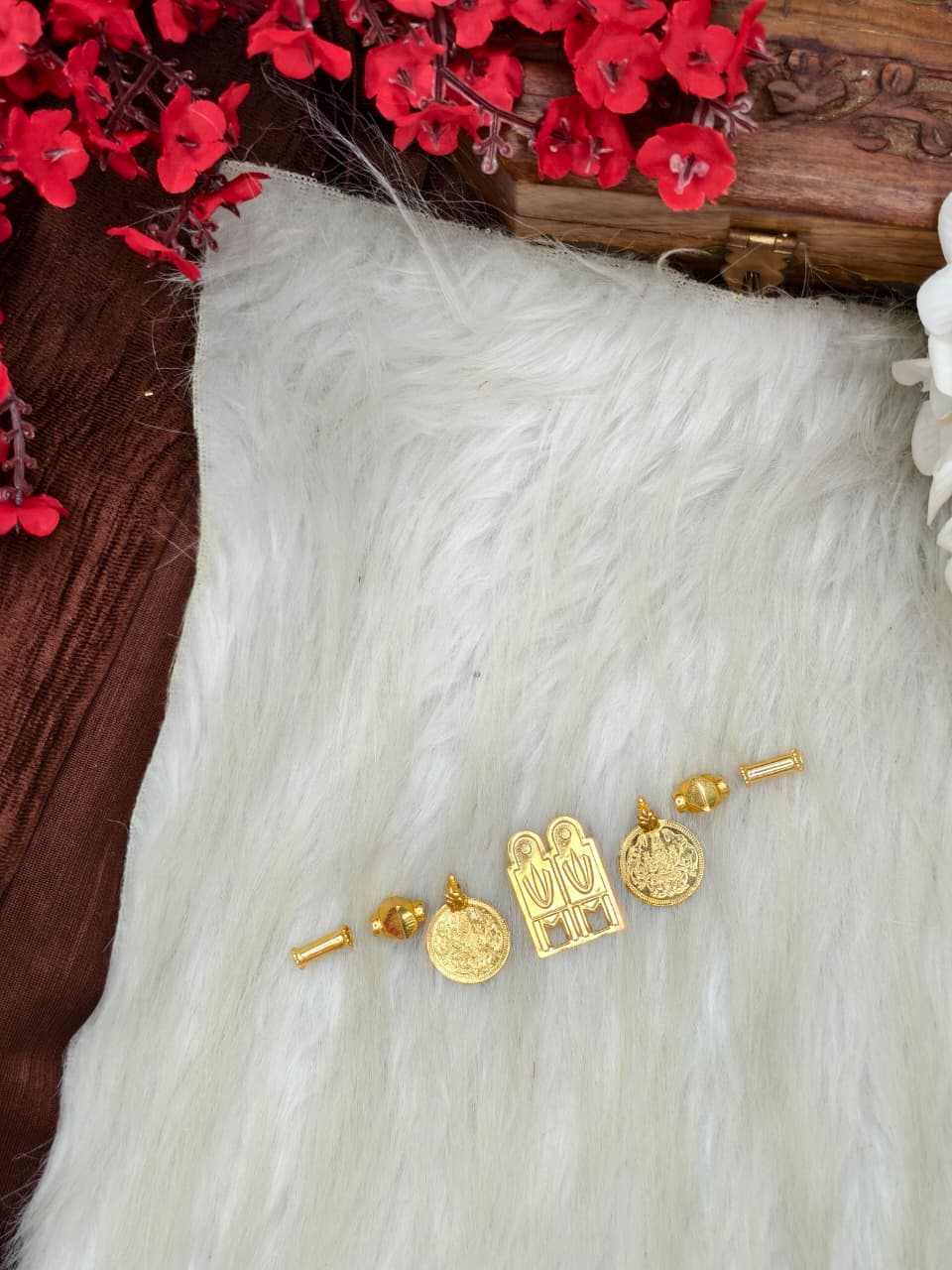 South Indian Traditional Impone Thali Mangalsutra – Gold Plated Sacred Wedding Chain