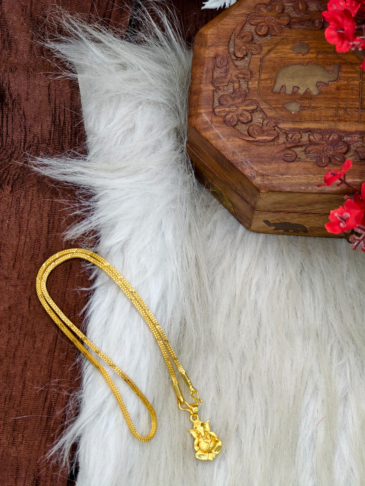 ✨ Elegant 1 Gram Gold-Plated Women’s Chain | 18 Inch Lightweight Necklace Model-26 ✨