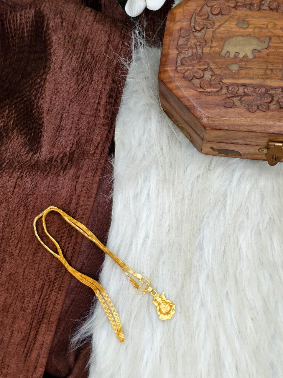 ✨ Elegant 1 Gram Gold-Plated Women’s Chain | 18 Inch Lightweight Necklace ✨