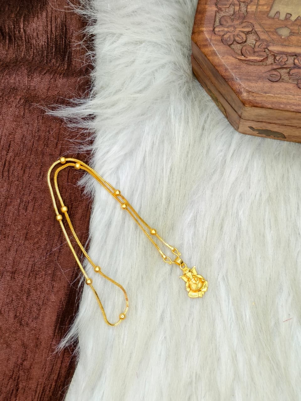 ✨ Elegant 1 Gram Gold-Plated Women’s Chain | 18 Inch Lightweight Necklace Model-18 ✨