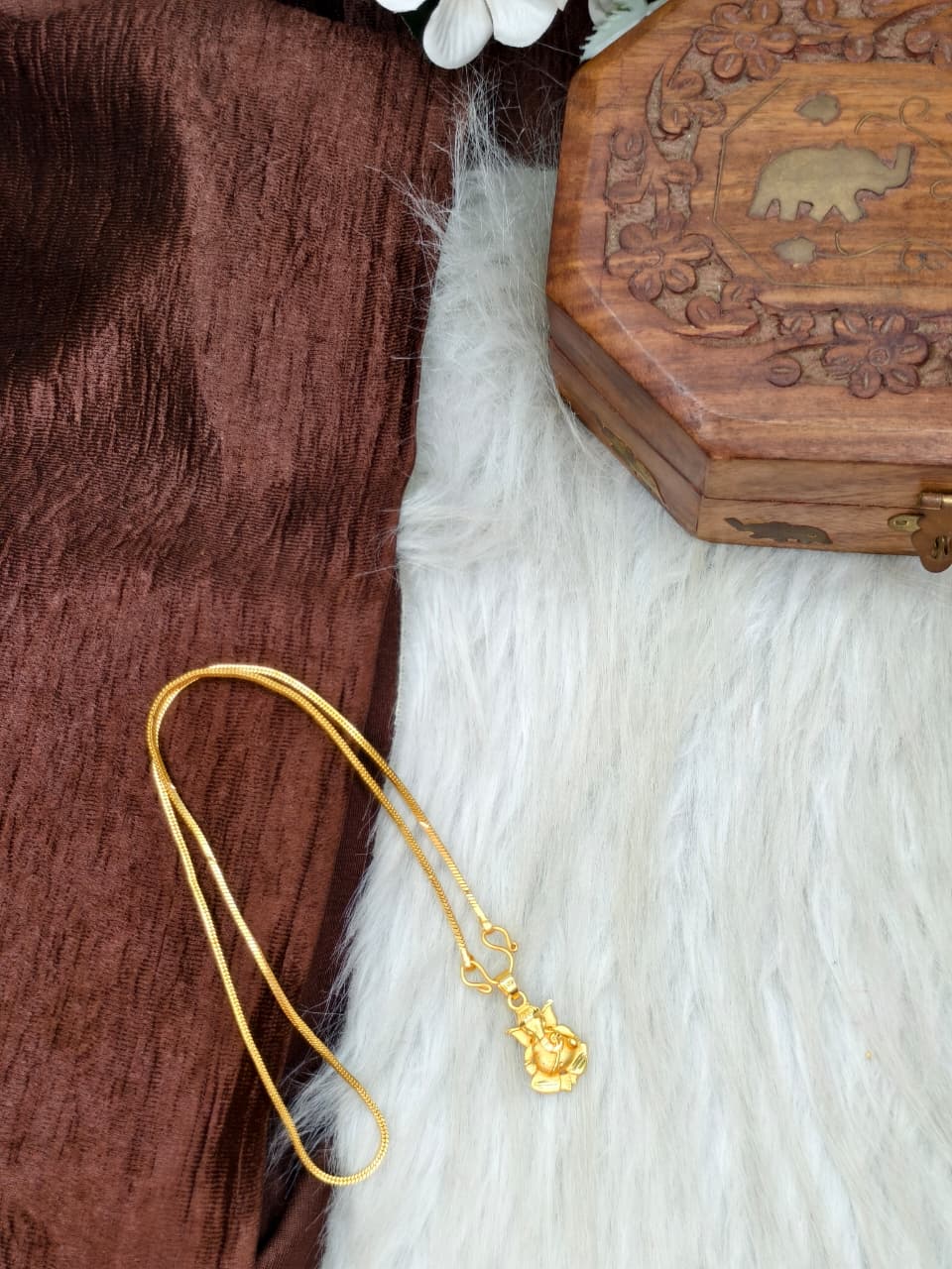 ✨ Elegant 1 Gram Gold-Plated Women’s Chain | 18 Inch Lightweight Necklace ✨