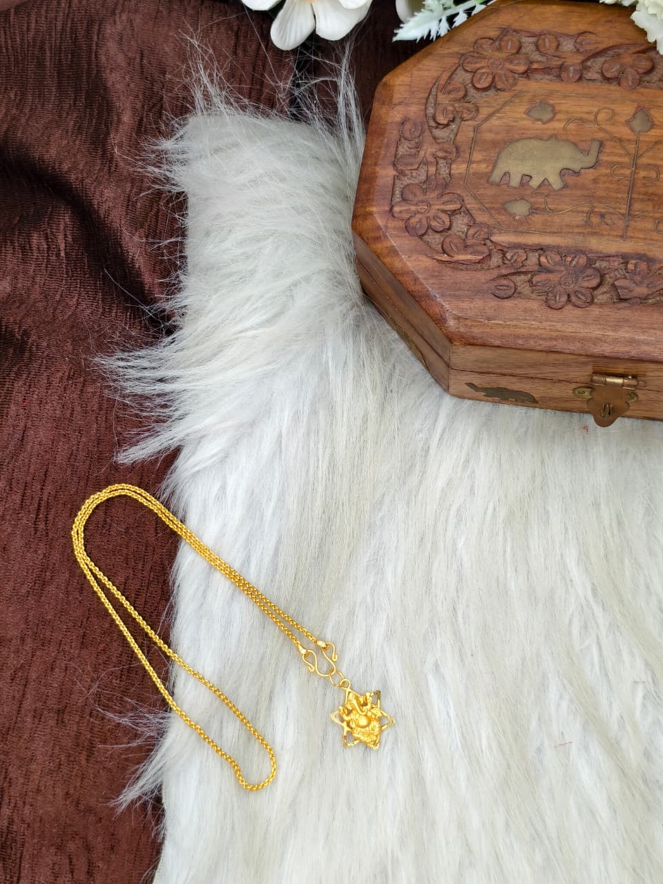 ✨ Elegant 1 Gram Gold-Plated Women’s Chain | 18 Inch Lightweight Necklace Model-15 ✨
