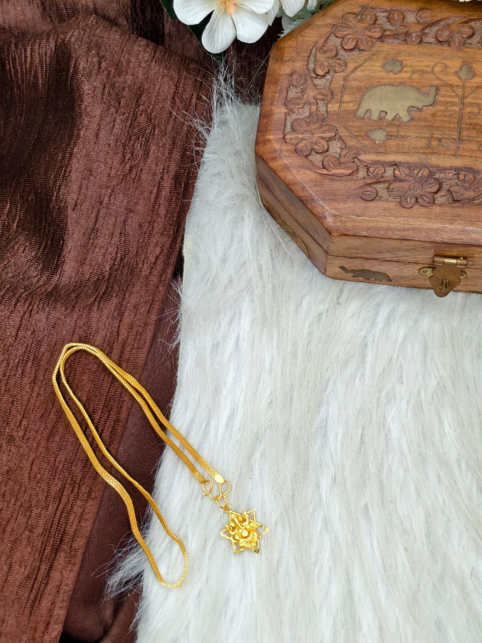 ✨ Elegant 1 Gram Gold-Plated Women’s Chain | 18 Inch Lightweight Necklace ✨