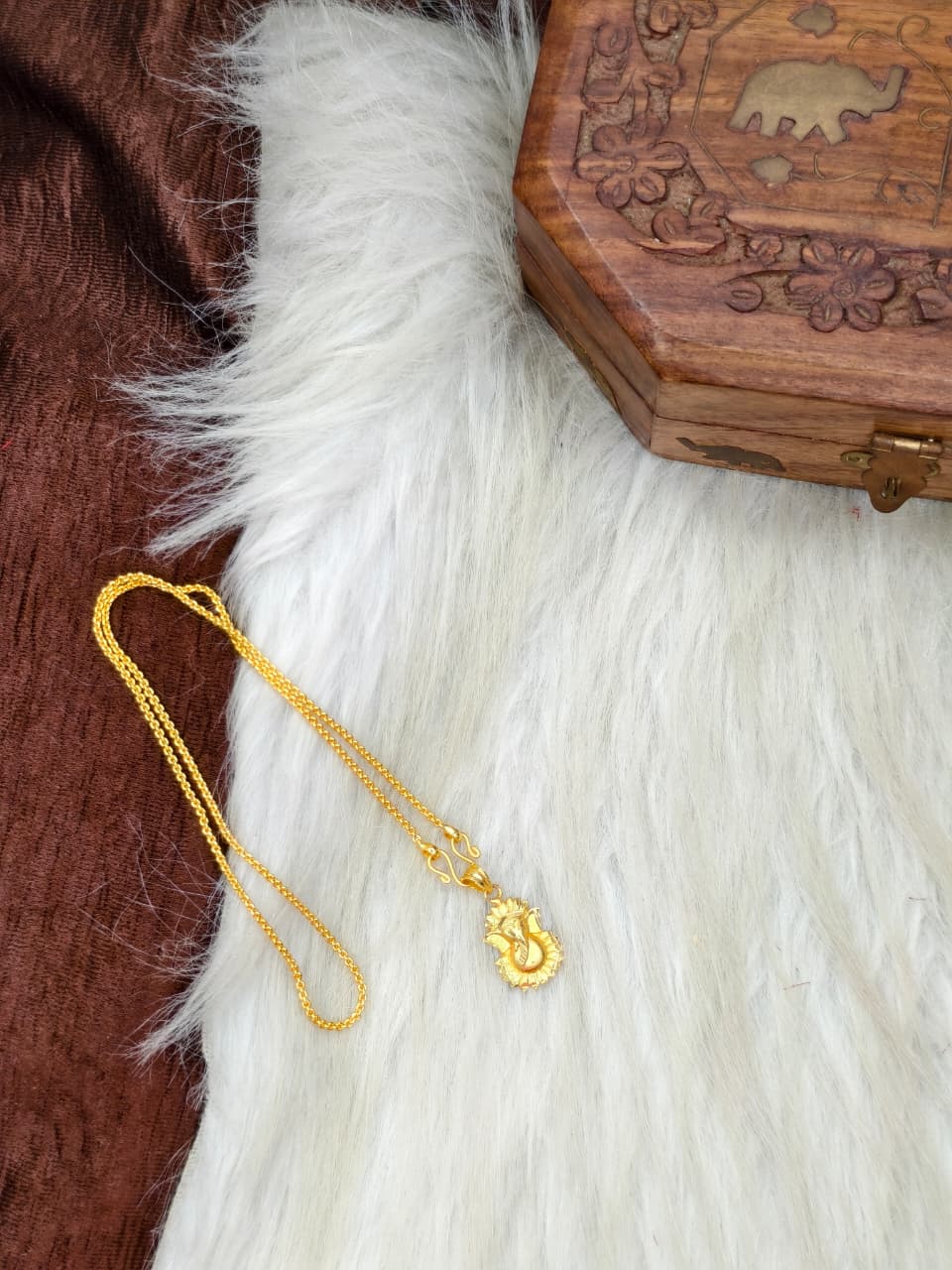 ✨ Elegant 1 Gram Gold-Plated Women’s Chain | 18 Inch Lightweight Necklace Model-15 ✨