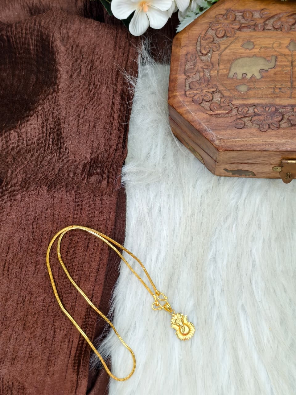 ✨ Elegant 1 Gram Gold-Plated Women’s Chain | 18 Inch Lightweight Necklace ✨