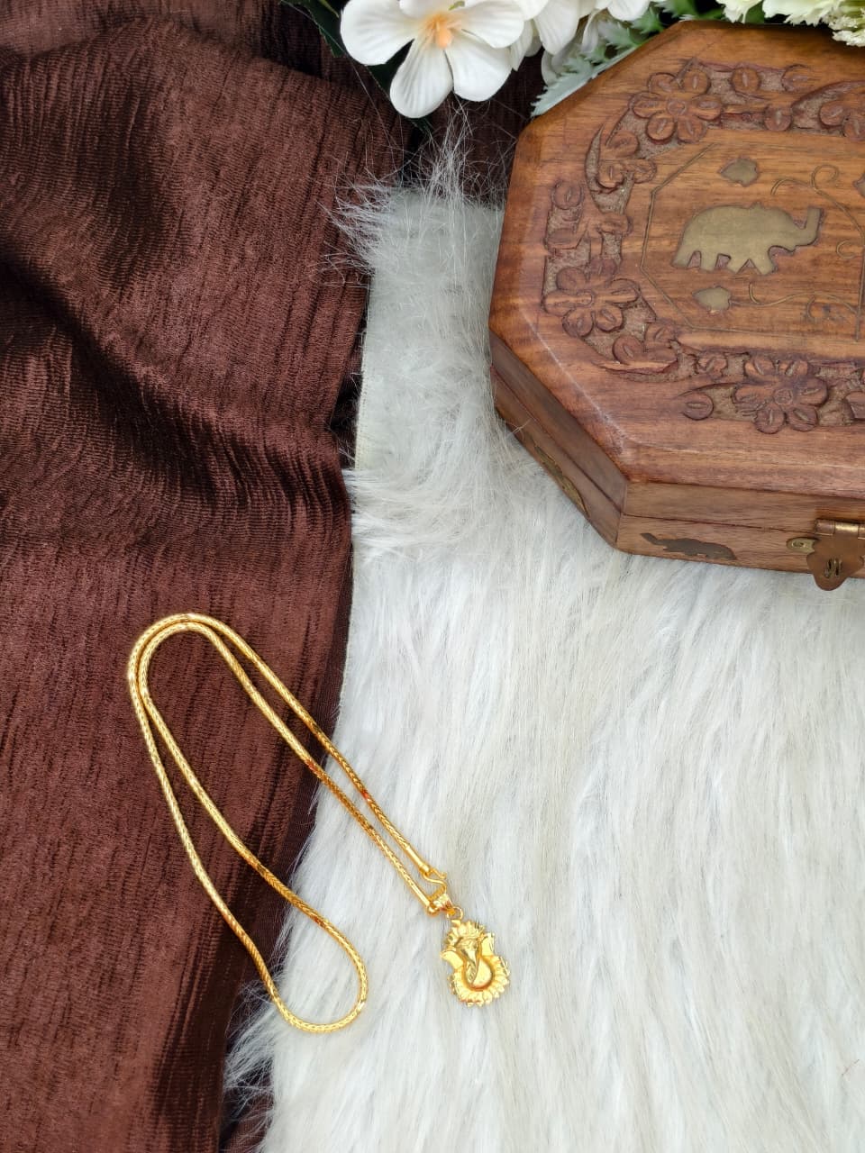 ✨ Elegant 1 Gram Gold-Plated Women’s Chain | 18 Inch Lightweight Necklace ✨