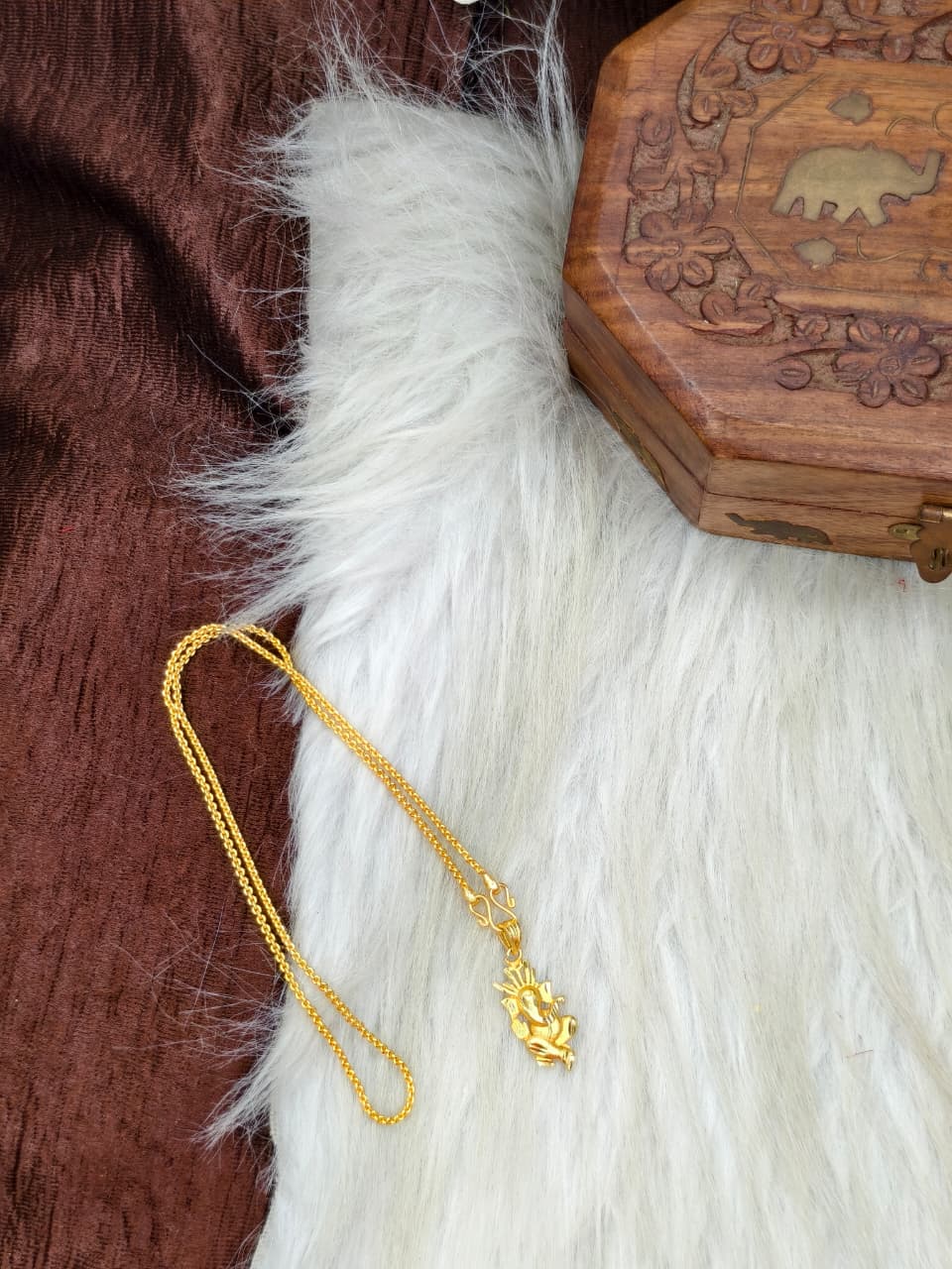 ✨ Elegant 1 Gram Gold-Plated Women’s Chain | 18 Inch Lightweight Necklace Model-15 ✨