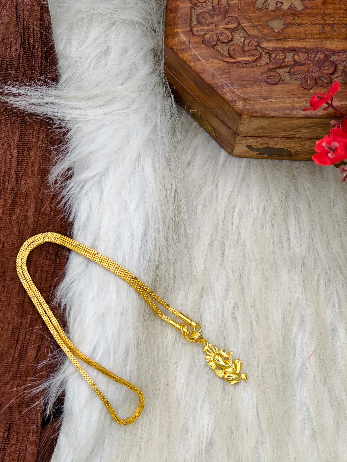 ✨ Elegant 1 Gram Gold-Plated Women’s Chain | 18 Inch Lightweight Necklace Model-26 ✨