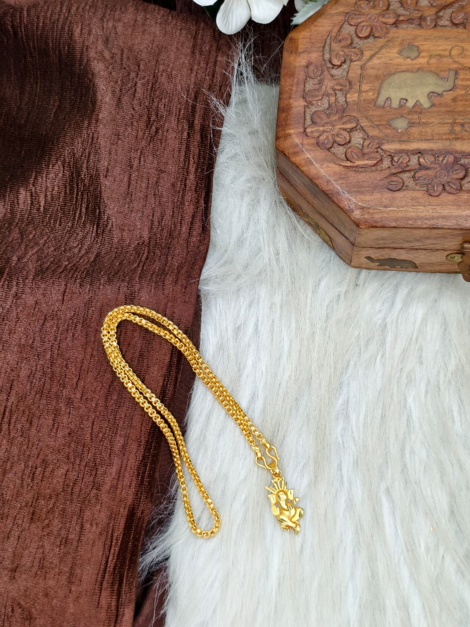 ✨ Elegant 1 Gram Gold-Plated Women’s Chain | 18 Inch Lightweight Necklace ✨