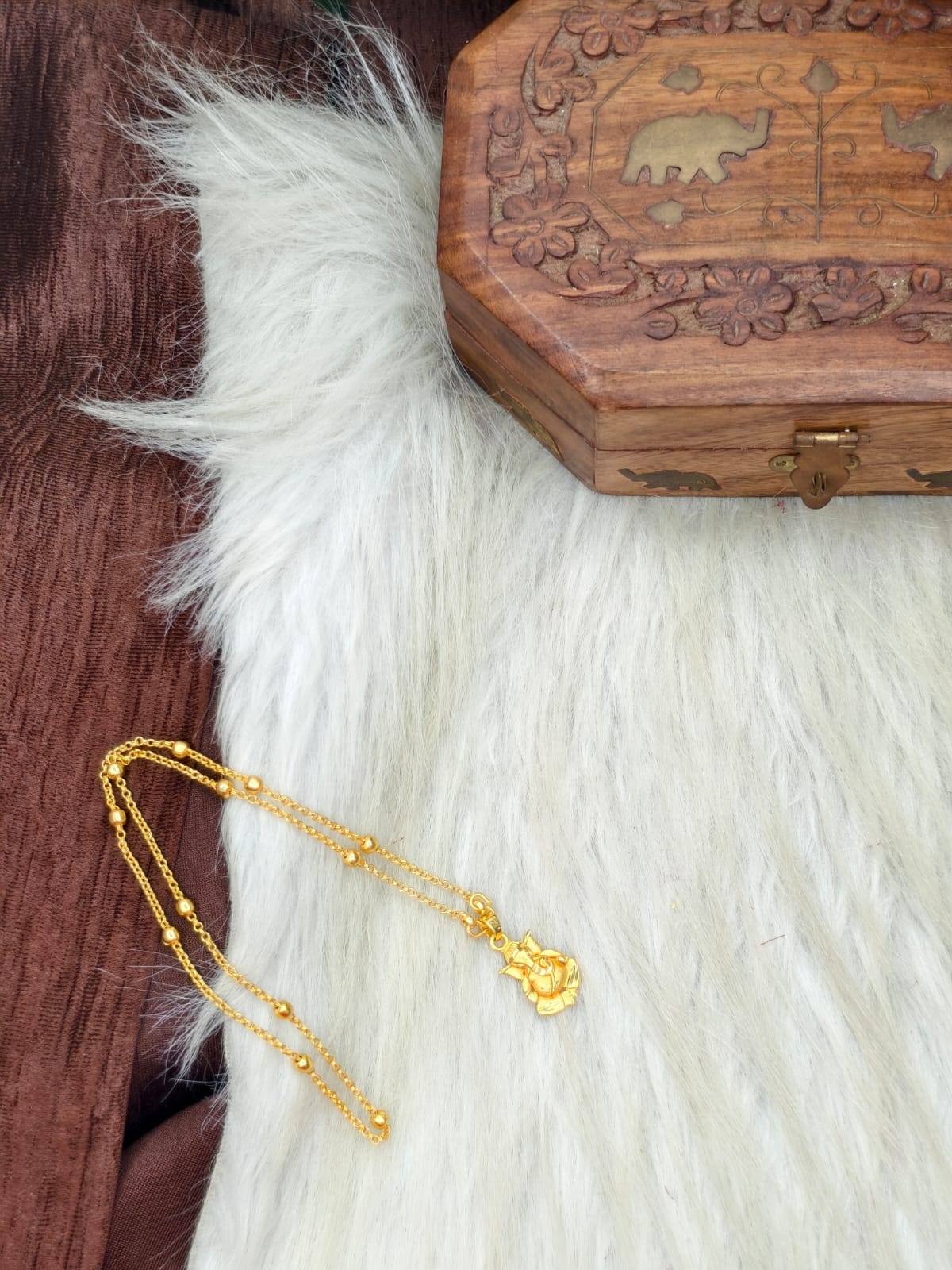 ✨ Elegant 1 Gram Gold-Plated Women’s Chain | 18 Inch Lightweight Necklace Model-20 ✨