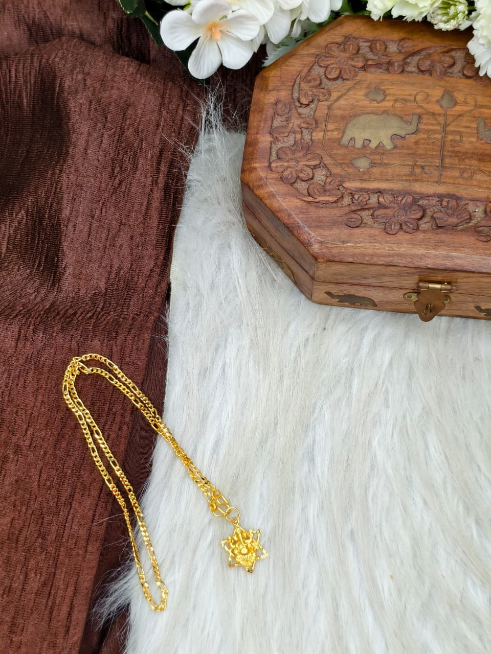 ✨ Elegant 1 Gram Gold-Plated Women’s Chain | 18 Inch Lightweight Necklace ✨