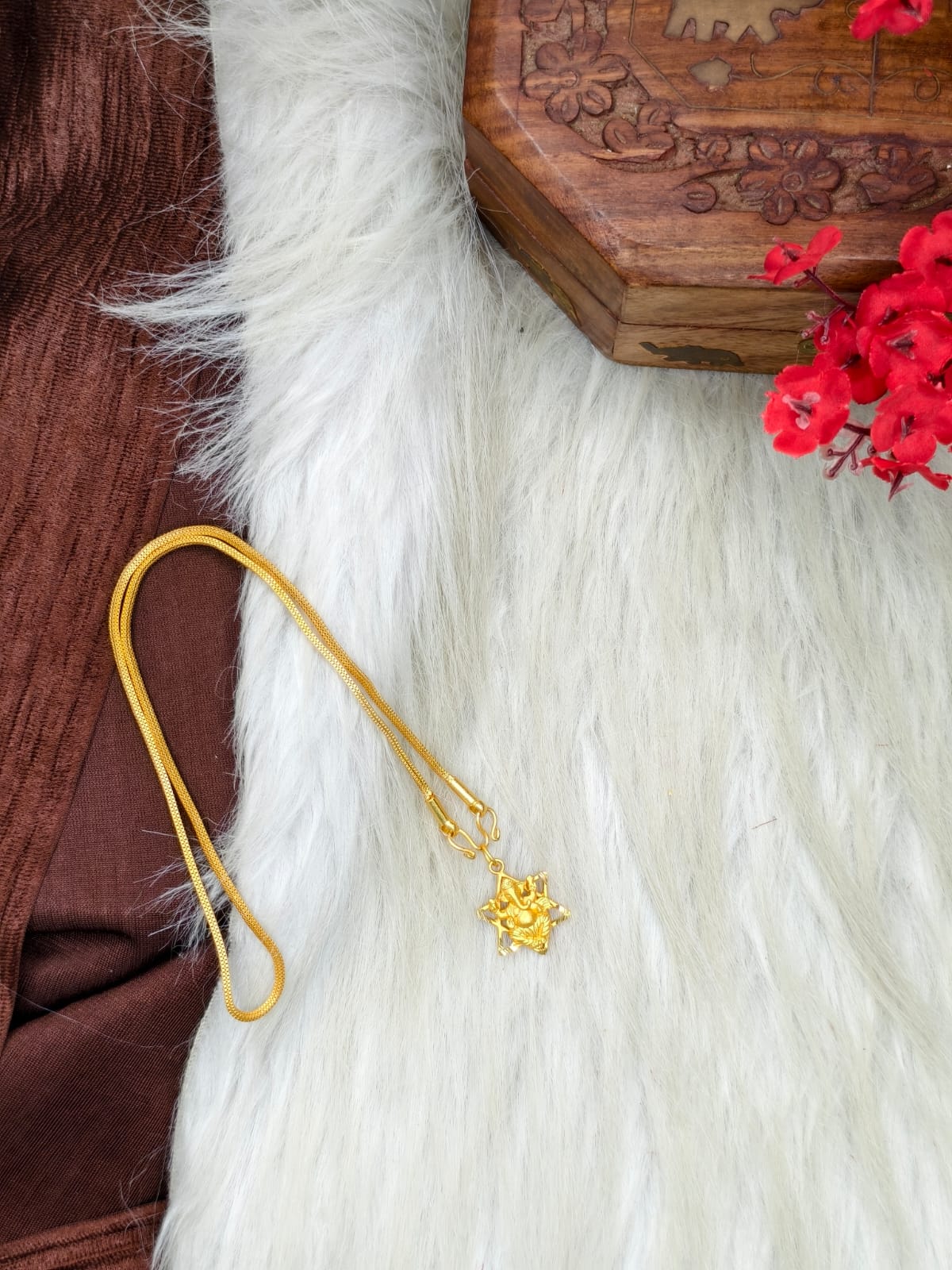 ✨ Elegant 1 Gram Gold-Plated Women’s Chain | 18 Inch Lightweight Necklace Model-1 ✨