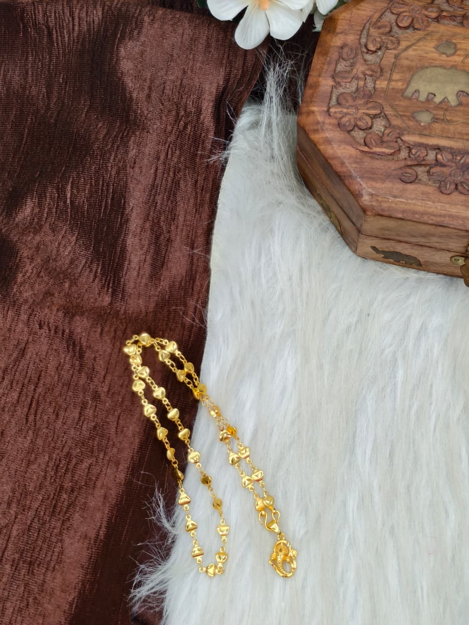 ✨ Elegant 1 Gram Gold-Plated Women’s Chain | 18 Inch Lightweight Necklace ✨